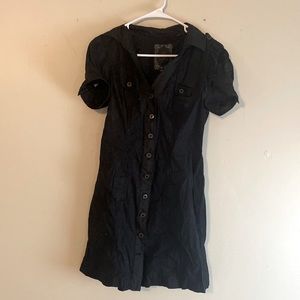 Size small Guess Black button up dress